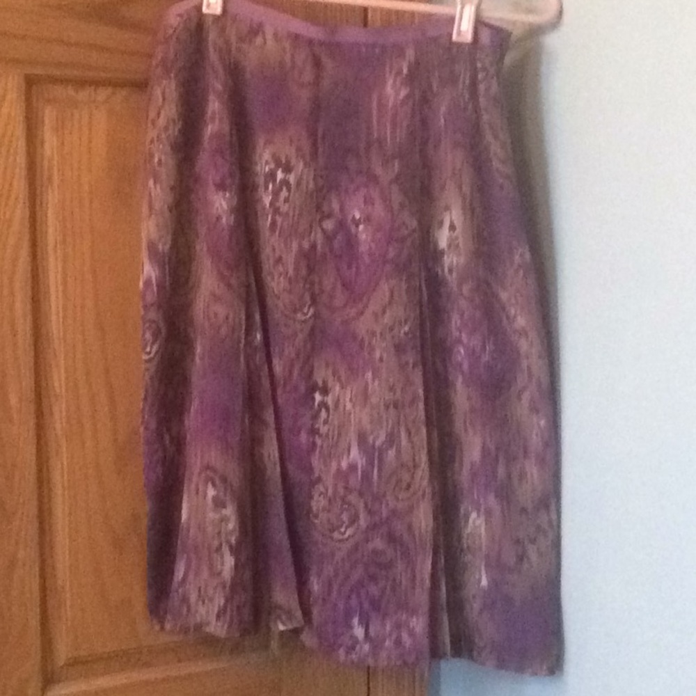 Purple skirt